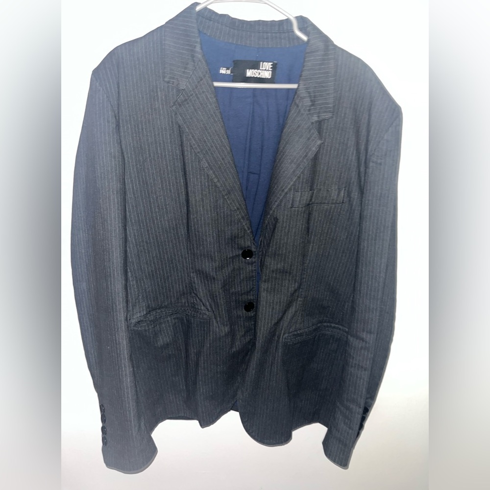Love Moschino Mens 2 Button Suit Top